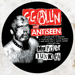 GG Allin and Antiseen 12" Vinyl Picture Disc