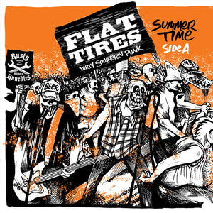 Flat Tires - History Repeated - Split 7" Vinyl