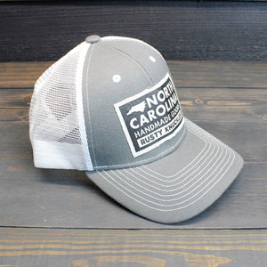Rusty Knuckles - Handmade In North Carolina - Gray Trucker Hat