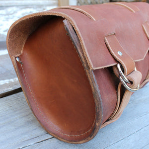 Motorcycle Tool Bag In Heavyweight Leather