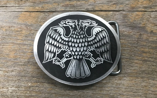 Double Headed Eagle Belt Buckle - Rusty Knuckles