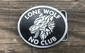 Lone Wolf Belt Buckle