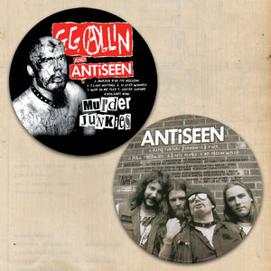 GG Allin and Antiseen 12" Vinyl Picture Disc
