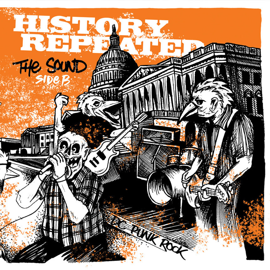 Flat Tires - History Repeated - Split 7" Vinyl