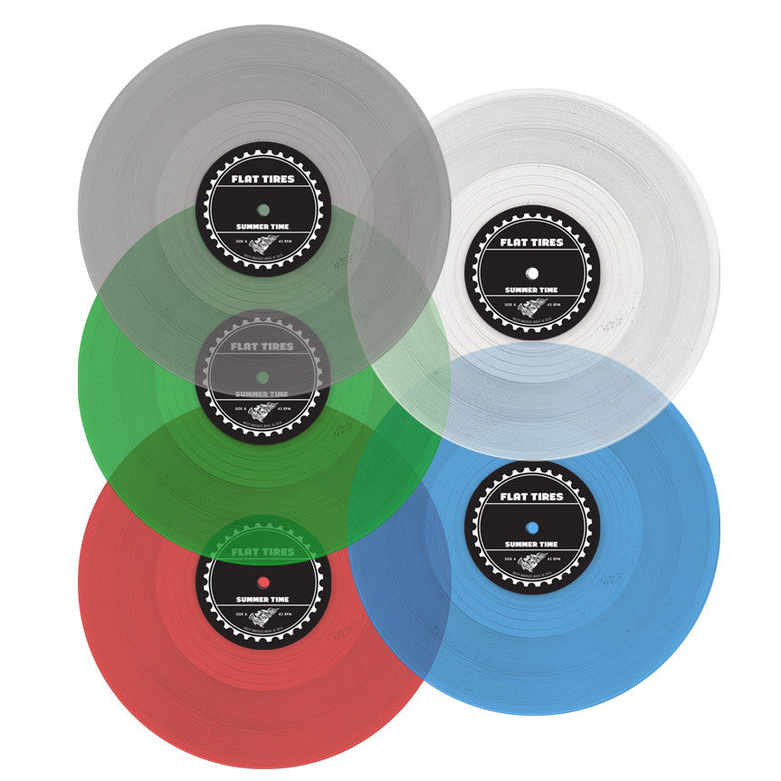 Flat Tires - History Repeated - Split 7" Vinyl