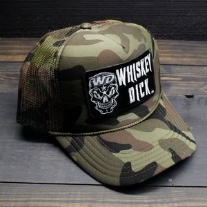 Whiskeydick Camo Trucker Hat