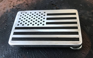 American Flag Belt Buckle