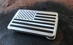 American Flag Belt Buckle