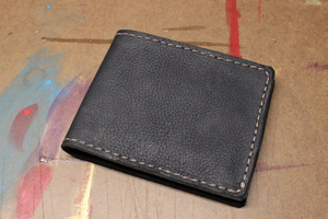 Men's Black Leather Wallet| Billfold and Bi-fold