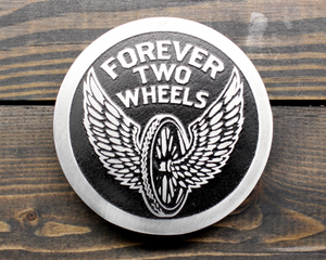 Forever Two Wheels Belt Buckle