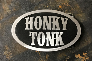 Honky Tonk Aluminum Belt Buckle