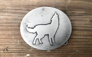 Howling Wolf Belt Buckle