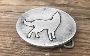 Howling Wolf Belt Buckle