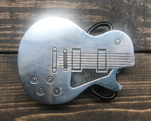 Les Paul Guitar Shape Belt Buckle