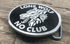 Lone Wolf Belt Buckle