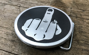 Middle Finger Belt Buckle