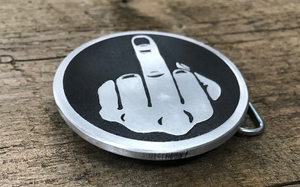 Middle Finger Belt Buckle