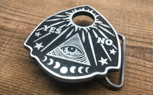 Ouija Planchette Belt Buckle