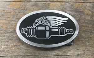 Spark Plug Belt Buckle