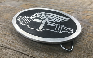 Spark Plug Belt Buckle