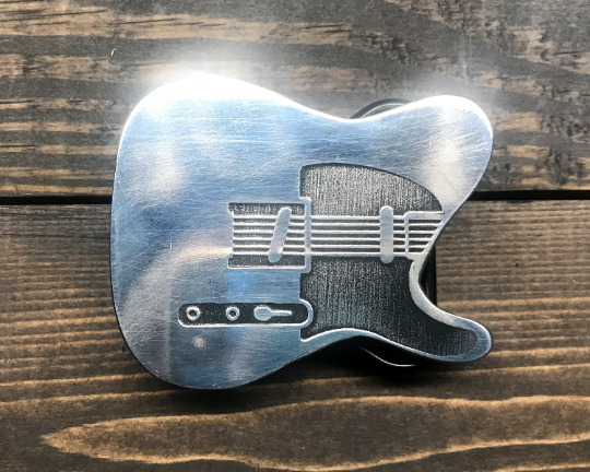 Guitar belt buckle deals