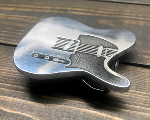 Telecaster Guitar Shape Belt Buckle