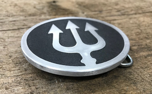 Trident Symbol Belt Buckle