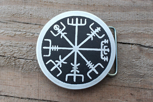 Viking Compass Belt Buckle